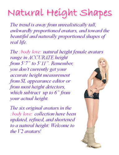 Natural Height Shapes